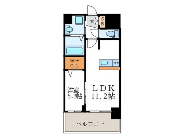 プレデコ-ト西京極の物件間取画像